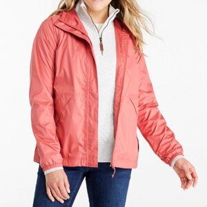 L.L. Bean | Waterproof Windbreaker Jacket in Pink | Size 2X